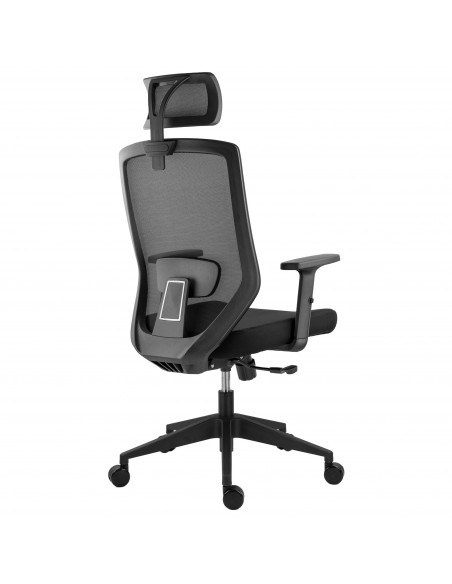 Scaun ergonomic Joy-H, spatar mesh, tetiera reglabila, brate