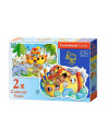 Arca lui Noe, Puzzle Castorland 2 in 1 - 9, 15 piese,Uniq20089