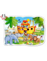 Arca lui Noe, Puzzle Castorland 2 in 1 - 9, 15 piese,Uniq20089