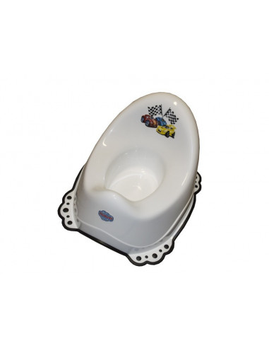 Olita muzicala MyKids Cars Alb-Rosu antialunecare,00009236