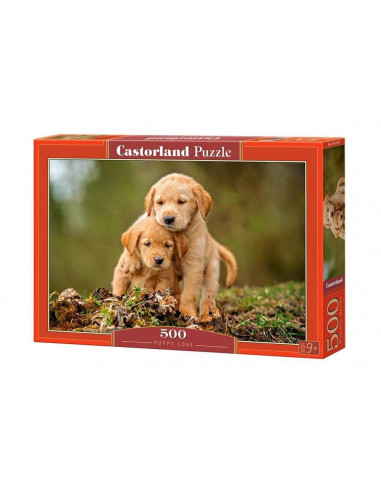 Puppy Love, Puzzle Castorland, 500 piese,Uniq52271
