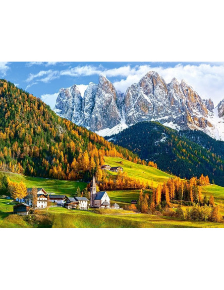 Curch of ST. Magdalena Dolomites, Puzzle Castorland, 2000
