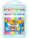 Coloring Pachet Mixt BIC: Creioane colorate -12, Markere de