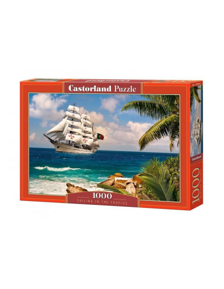 Sailing in the Tropics, Puzzle Castorland, 1000 piese,Uniq103430