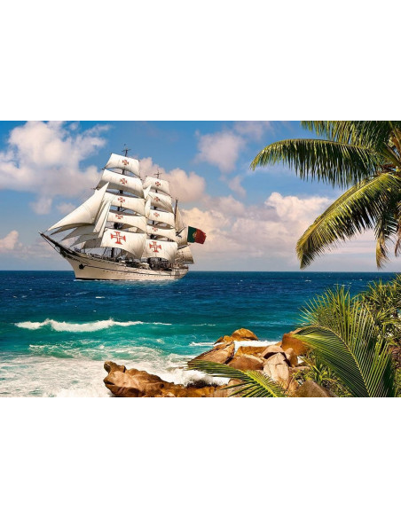 Sailing in the Tropics, Puzzle Castorland, 1000 piese,Uniq103430