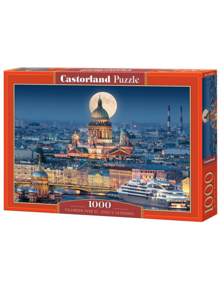 Fullmoon over ST. Isaac's Cathedral, Puzzle Castorland, 1000