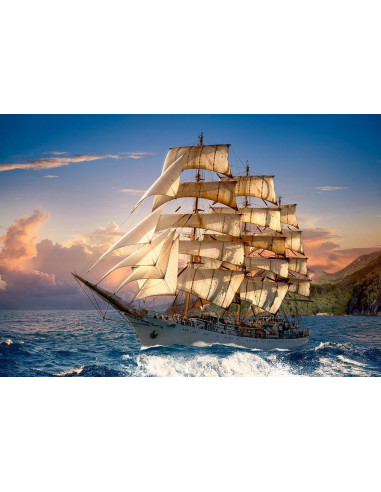 Sailing at Sunset, Puzzle Castorland, 1500 piese,Uniq151431