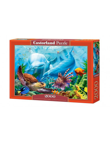 Ocean Life, Puzzle Castorland, 2000 piese,Uniq200627