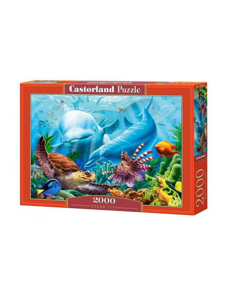 Ocean Life, Puzzle Castorland, 2000 piese,Uniq200627