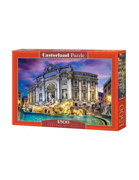 Fontana di Trevi, Puzzle Castorland, 1500 piese,Uniq151479