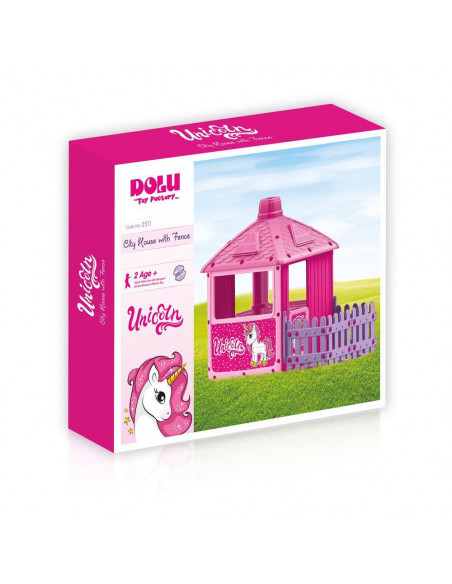 Casuta cu gard pentru copii - Unicorn,ROB-2511