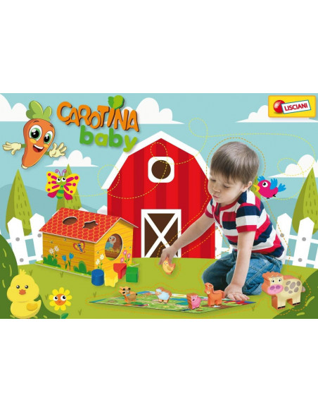 Puzzle de podea - Ferma cu surprize (12 piese),L72248