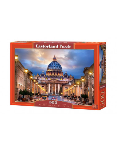 The Basilica of ST Peter, Puzzle Castorland, 500 piese,Uniq52349