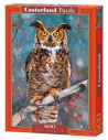 Great Horned Owl, Puzzle Castorland, 500 piese,Uniq52387