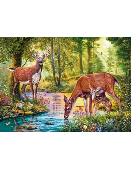 Woodland Stream, Puzzle Castorland, 300 piese,Uniq30132