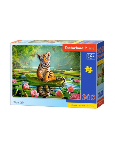 Tiger Lily, Puzzle Castorland, 300 piese,Uniq30156