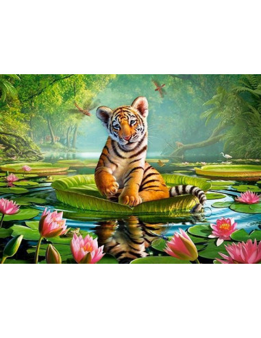 Tiger Lily, Puzzle Castorland, 300 piese,Uniq30156