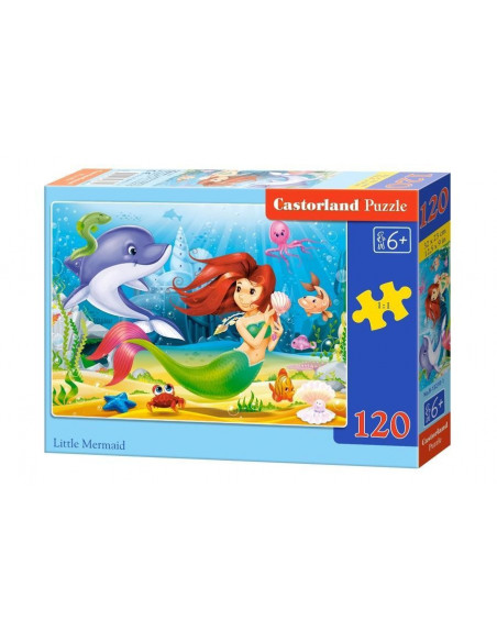 Little Mermaid, Puzzle Castorland, 120 piese,Uniq13210