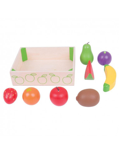 Cutiuta cu fructe din lemn,BJ476