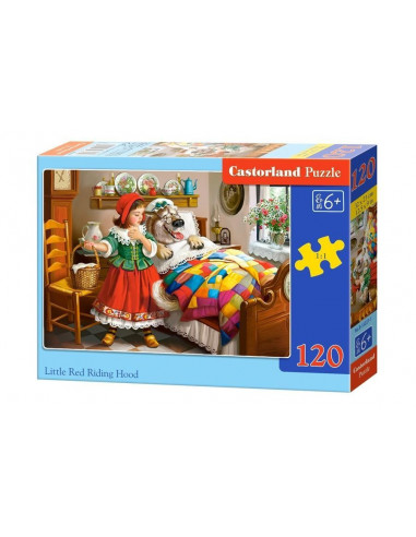 scufita rosie, Puzzle Castorland, 120 piese,Uniq13227