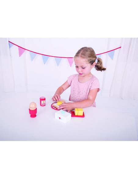 Set mic dejun din lemn,BJ615