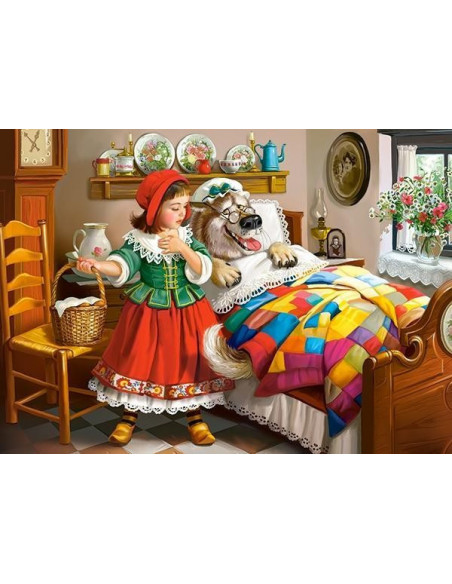 scufita rosie, Puzzle Castorland, 120 piese,Uniq13227