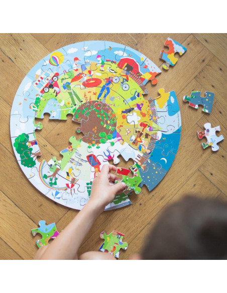 Puzzle de podea 360° - Anotimpurile,33003