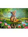 Tiger Lily, Puzzle Castorland Model 1, 120 piese,Uniq13296