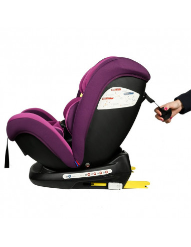 Scaun Auto Riola plus cu Isofix BUF BOOF Purple 0 36 kg pozitie