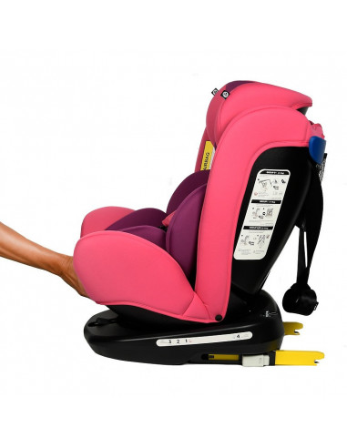 Scaun Auto Tweety Pink cu Isofix rotativ 360 grade BUF BOOF 0