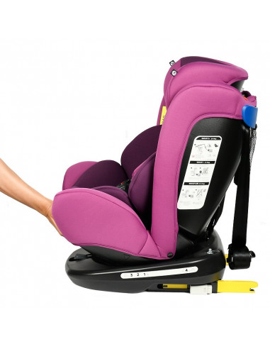 Scaun Auto Tweety Purple cu Isofix rotativ 360 grade BUF BOOF 0