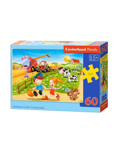 Summer in the countryside, Puzzle Castorland, 60 piese,Uniq6878
