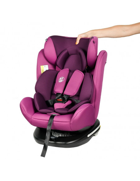 Scaun Auto Tweety Purple cu Isofix rotativ 360 grade BUF BOOF 0