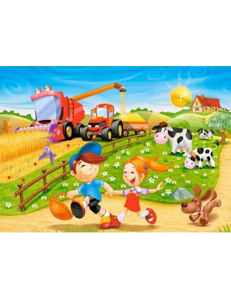 Summer in the countryside, Puzzle Castorland, 60 piese,Uniq6878