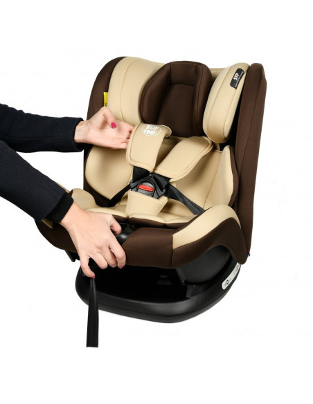 Scaun Auto Riola plus cu Isofix Coffee light 0 36 kg BUF BOOF