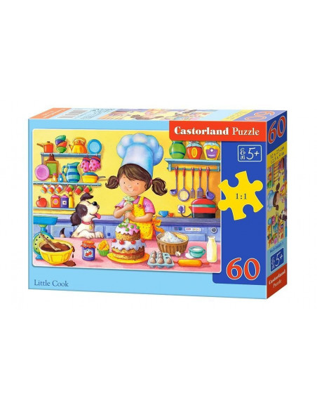 Little Cook, Puzzle Castorland, 60 piese,Uniq6885