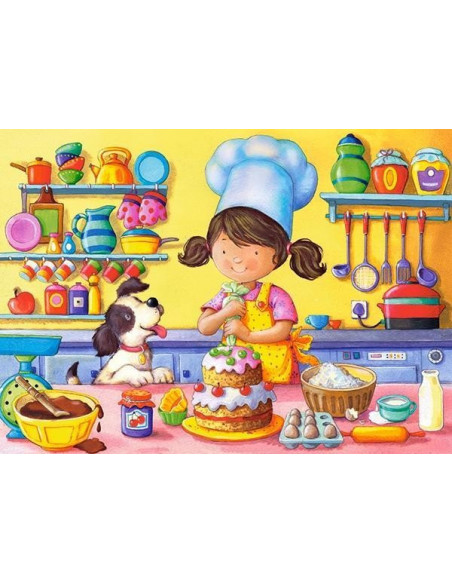 Little Cook, Puzzle Castorland, 60 piese,Uniq6885