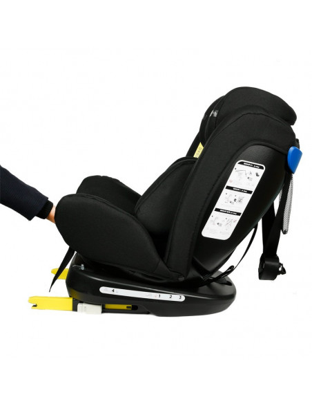 Scaun Auto Tweety BlackJeans cu Isofix rotativ 360 grade 0 36