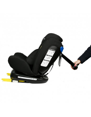 Scaun Auto Tweety BlackJeans cu Isofix rotativ 360 grade 0 36