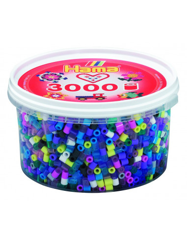 Margele de calcat HAMA MIDI mix de 11 culori,Ha209-69