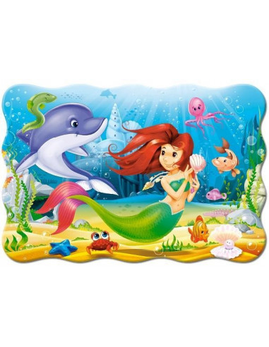 Mica Sirena, Puzzle Castorland maxi, 20 piese,Uniq2290