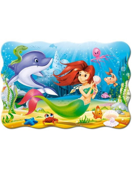 Mica Sirena, Puzzle Castorland maxi, 20 piese,Uniq2290