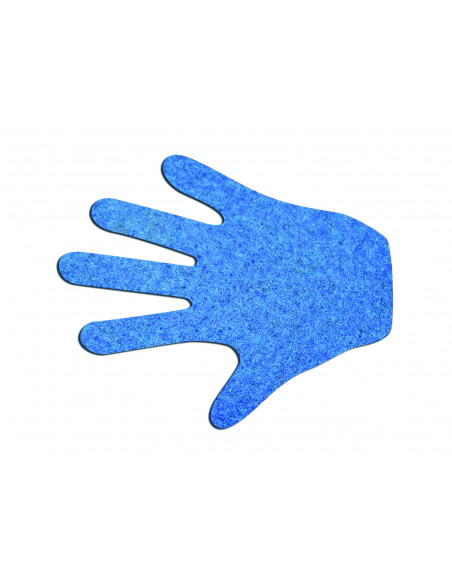 Set de 12 urme de mani din fetru,CWR08680