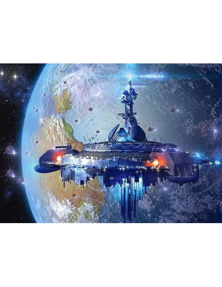 Alien Spaceship, Puzzle Castorland, 120 piese,Uniq13272