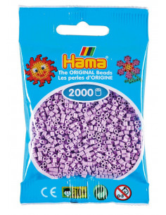 2000 margele Hama MINI in pungulita - lilac pastel,Ha501-96