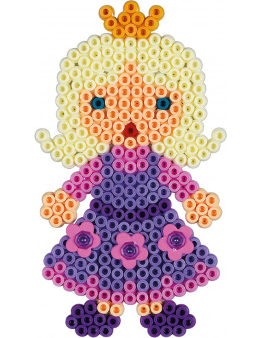 Papusi - set de 2500 margele Hama midi si o planseta in cutie