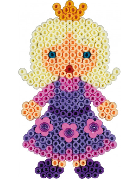 Papusi - set de 2500 margele Hama midi si o planseta in cutie