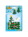 Pomul de craciun - set de 450 margele Hama midi si planseta in