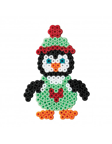 Iarna - set de 450 margele Hama midi si planseta in