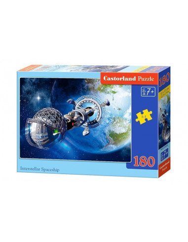 Interstellar Spaceship, Puzzle Castorland, 180 piese,Uniq18260